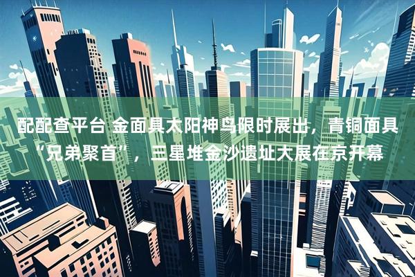 配配查平台 金面具太阳神鸟限时展出，青铜面具“兄弟聚首”，三星堆金沙遗址大展在京开幕